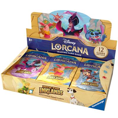 Disney Lorcana Die Tintenlande - Display mit 24 Booster Packs (Deutsch)