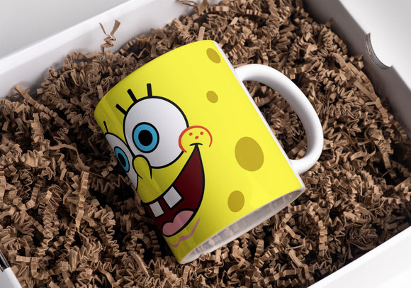 Spongebob Tasse Schwammkopf Kaffeetasse 325ml Mug Cup Geschenk