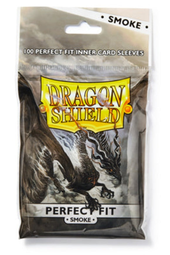 Dragon Shield: Perfect Fit Inner Sleeves – Smoke/Clear (100 Stück)
