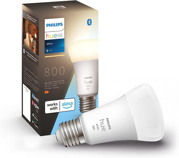 Philips Hue White E27 Lampe - Amazon Alexa (Echo, Echo Dot)