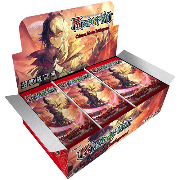Force of Will (FOW / H4) Display Booster Box Crimson Moon's Battleground (CMB)