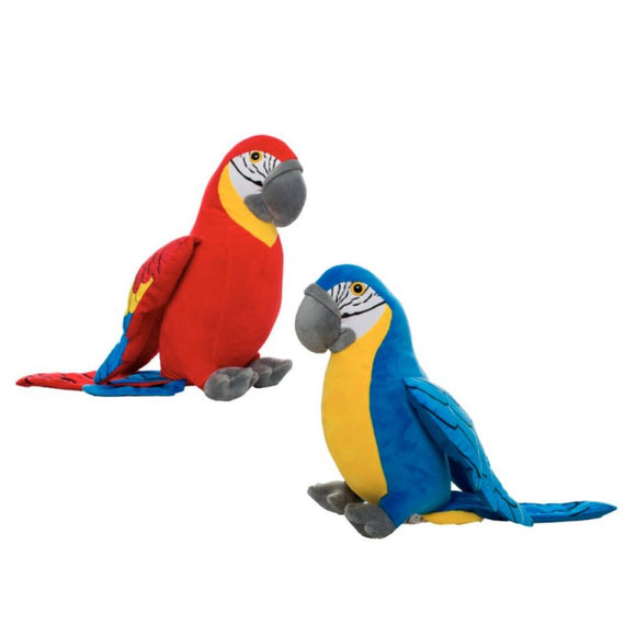 Papagei Kuscheltier - 20 cm Plüschtier weiches Stofftier