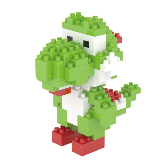 Yoshi Super Mario LNO Micro-Bricks Figur Bausatz - Tinisu