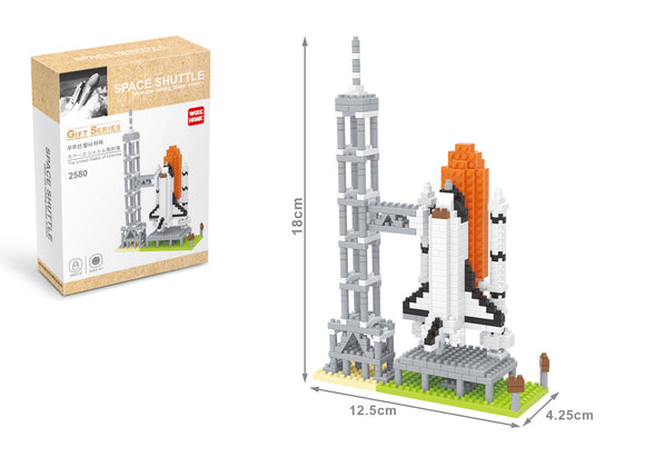 Space Shuttle NASA Modell LNO Micro-Bricks Bausteine - Tinisu
