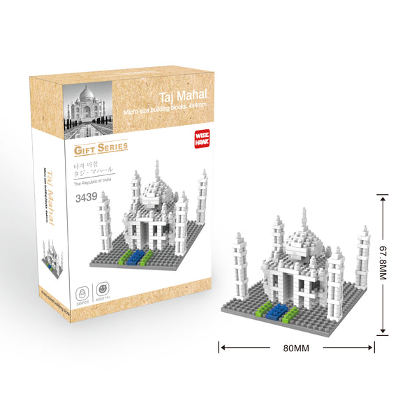 Taj Mahal Indien Wahrzeichen Modell LNO Micro-Bricks Bausteine - Tinisu