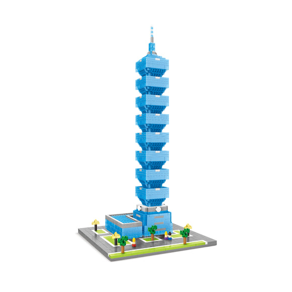 Taipei 101 Taipeh Modell LNO Micro-Bricks Bausteine - Tinisu