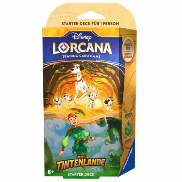 Disney Lorcana Die Tintenlande - Starter Deck Bernstein und Smaragd (Deutsch)