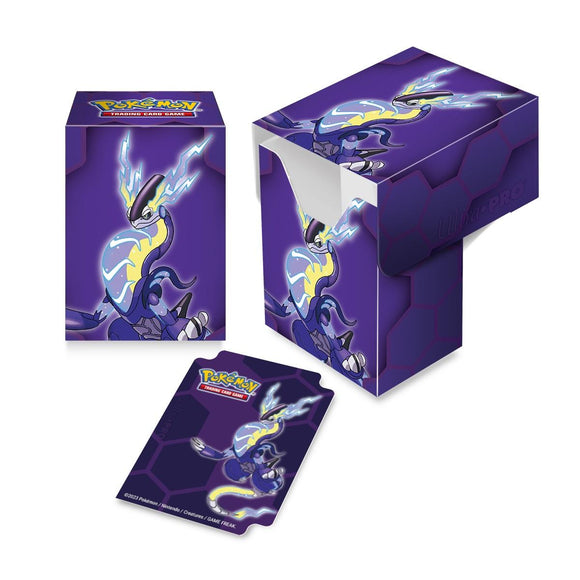 Miraidon Karten Deck Box Pokémon TCG Full View