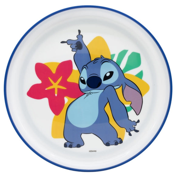 Stitch Teller - rutschfester Plastik Teller für Kinder