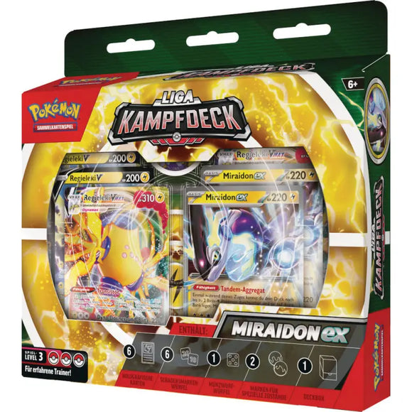 Pokemon TCG - Miraidon ex Deluxe Liga Kampfdeck / Battle Deck (deutsch)