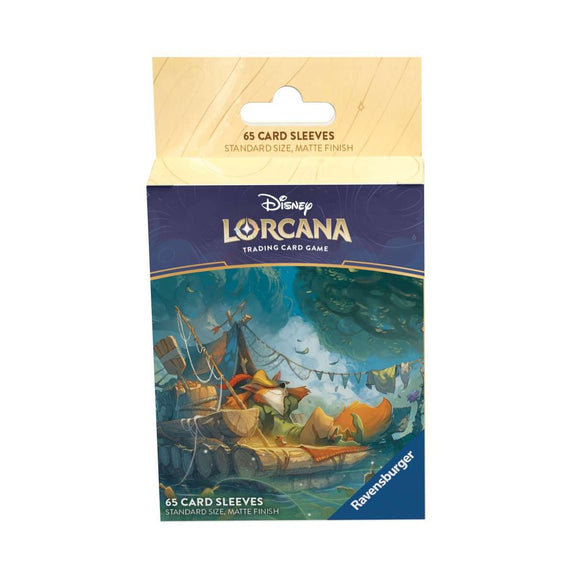 Lorcana TCG Karten 65 Hüllen Robin Hood Disney Sleeves