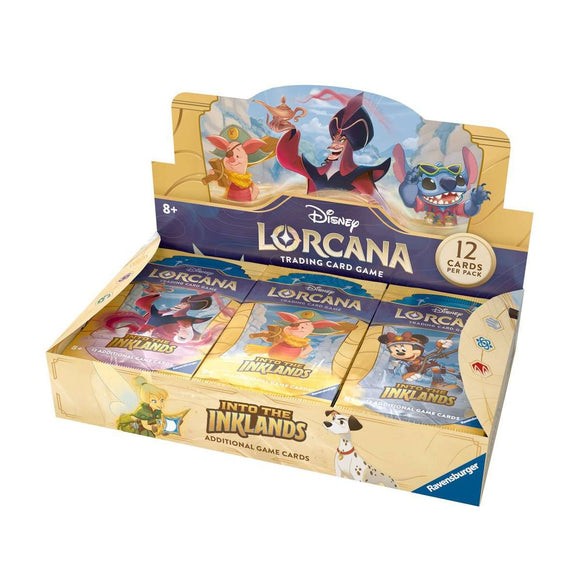 Disney Lorcana Into the Inklands - Display mit 24 Booster Packs (Englisch)