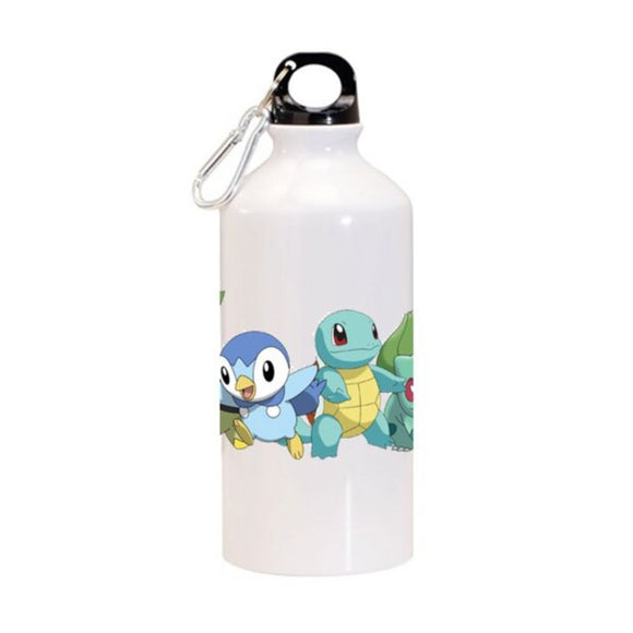 Pokemon Starter Glumanda Bisasam Plinfa Aluminium Flasche 500ml - Tinisu