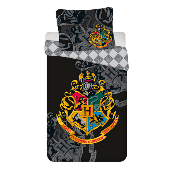 Harry Potter Hogwarts Bettwäsche - weiche Baumwolle - 140 x 200 cm - Tinisu