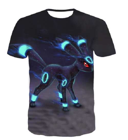Pokemon T-Shirt für Kinder (Unisex) - Motiv: Nachtara - Tinisu