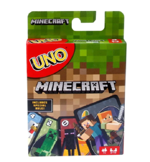 Uno Minecraft Kartenspiel Gesellschaftsspiel Karten / Cards - Tinisu