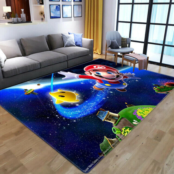 Teppich Super Mario Galaxy 60cm*40cm rutschfest - Tinisu