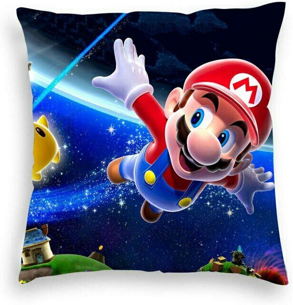 Mario Kissenbezug Super Mario Galaxy 45cm x 45cm Kissen - Tinisu