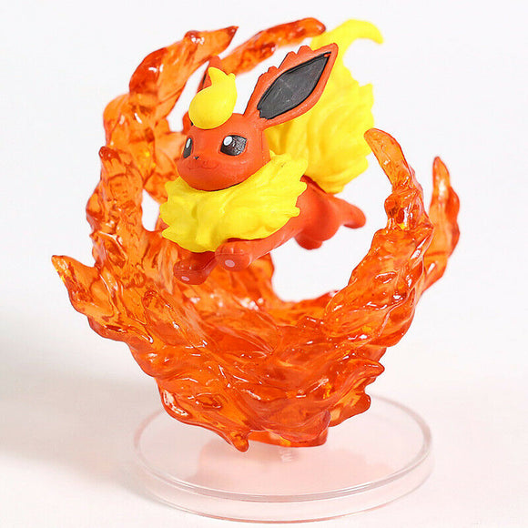 Anime Pokemon PVC Figur Statue: Flamara / Flareon - Tinisu