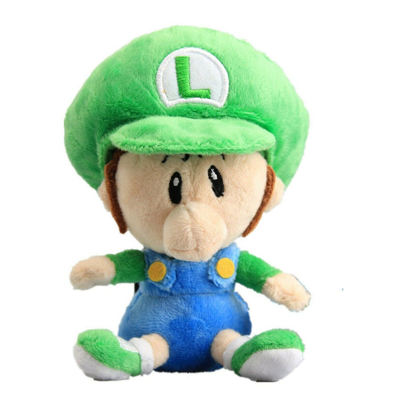 Baby Luigi plüsch 14 cm Super Mario Kuscheltier - Tinisu