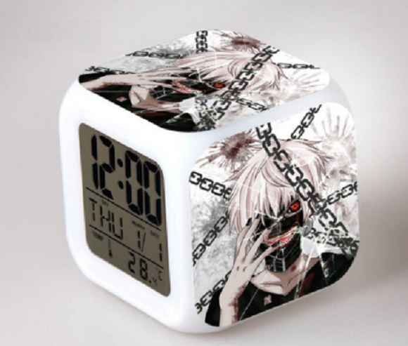 Anime/Manga Tokyo Ghoul - Digitaluhr / Wecker (Licht+Temperatur+Datum) - Tinisu