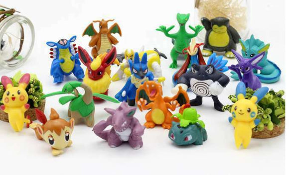 24 verschiedene Pokemon Figuren Neu und OVP - 24 Stück Figuren Set - Tinisu
