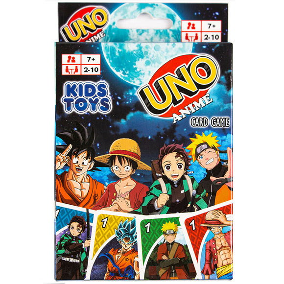 Anime UNO Kartenspiel / Karten / Cards - One Piece, Dragonball, Naruto - Tinisu