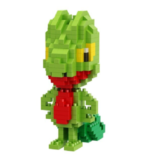 Pokemon LNO Micro-Bricks Figur Geckarbor / Treecko - Tinisu
