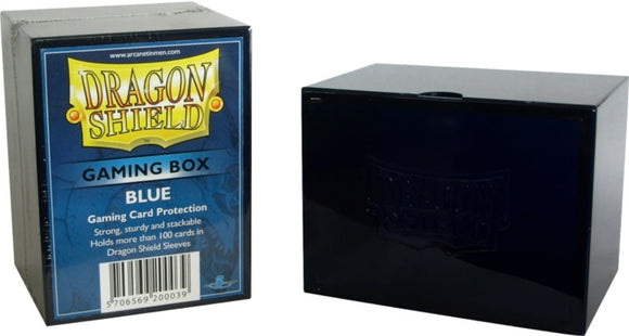 Dragon Shield: Gaming Box – Strong Box 100+: Blue - Tinisu