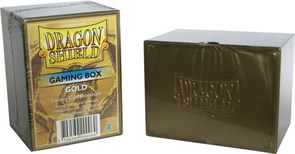 Dragon Shield: Gaming Box – Strong Box 100+: Gold - Tinisu