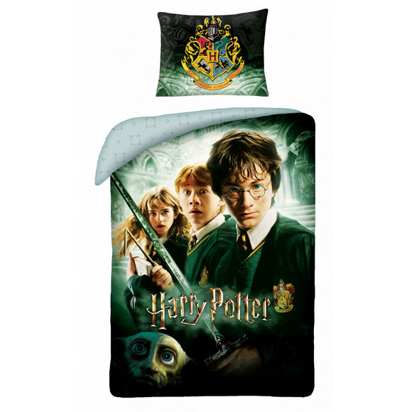 Harry Potter Bettwäsche - weiche Baumwolle - Kissen und Decke - Tinisu
