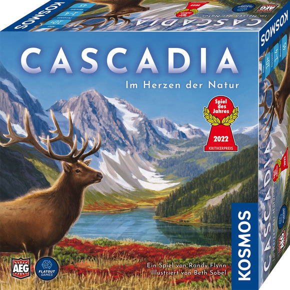 Cascadia Spiel des Jahres 2022 - KOSMOS Brettspiel Familienspiel - Tinisu