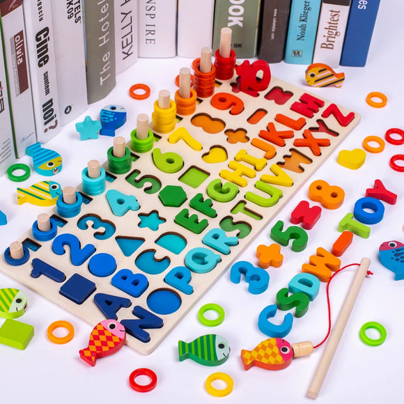 Pädagogisches Kinder Spielzeug Mathe und Buchstaben lernen Baby - Tinisu