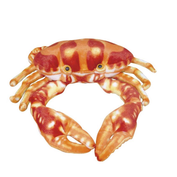 Krabbe Kuscheltier - 25 cm Plüschtier Krebs Stofftier - Tinisu