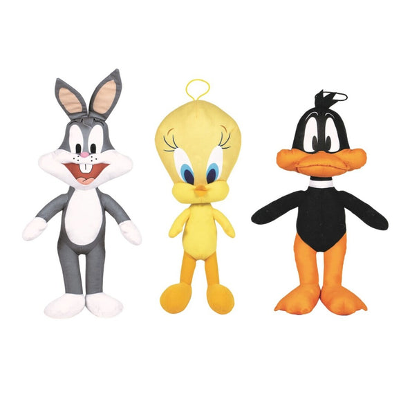 Looney Tunes 20 cm Kuscheltier - Bugs Bunny, Daffy Duck, Tweety Plüschtier - Tinisu