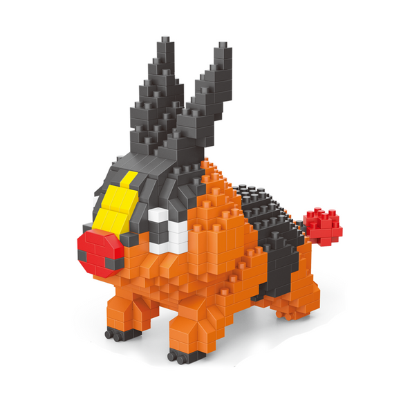 Pokemon LNO Micro-Bricks Figur Floink / Tepig - Tinisu