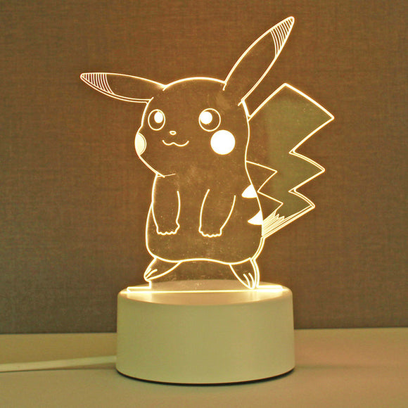 Pokemon Nachtlampe Pikachu - 3D Lampe für Kinder - Tinisu