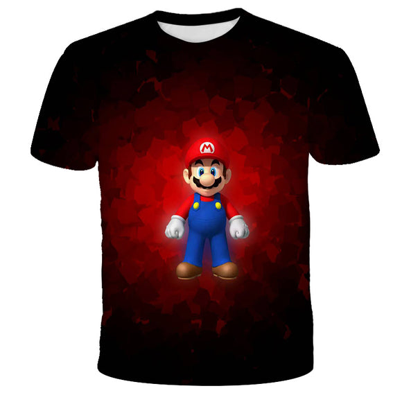 Super Mario T-Shirt für Kinder (Unisex) - Motiv: Super Mario - Tinisu