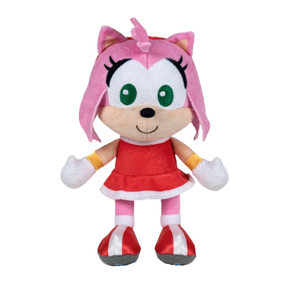 Amy Sonic the Hedgehog Kuscheltier - 24 cm Plüschtier Sonic Stofftier - Tinisu