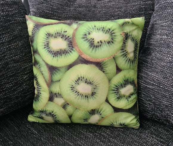 Natur/Frucht Kissenbezug: Kiwi - 40cm x 40cm - Tinisu