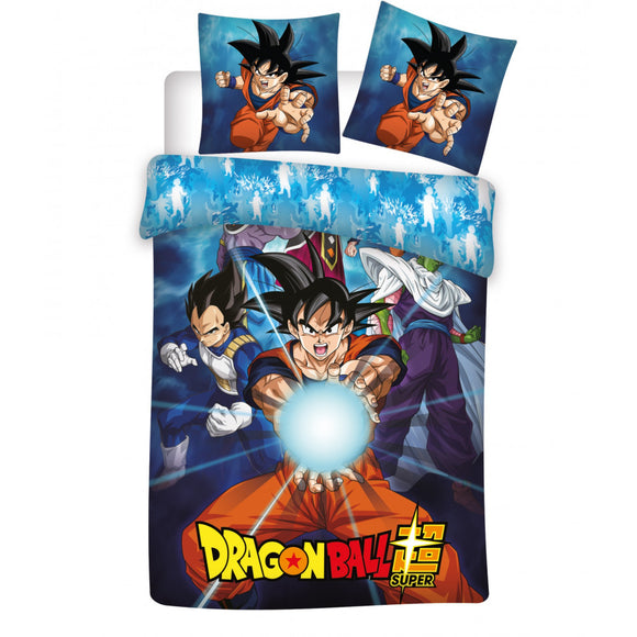 Dragon Ball Z Bettwäsche - weiche 140 x 200 cm Decke und Kissen - Tinisu