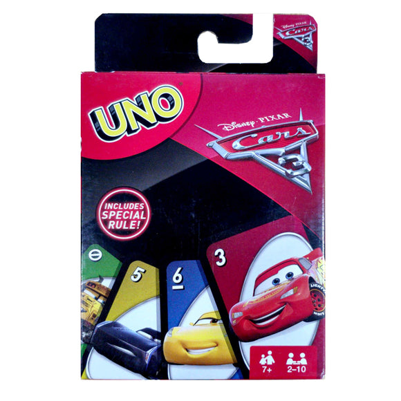 Disney Cars 3 UNO Kartenspiel / Karten / Cards - Tinisu