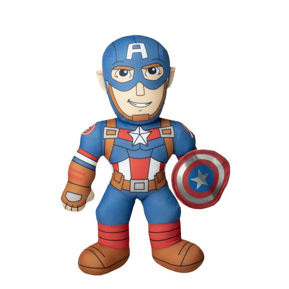Captain America Marvel Avengers Kuscheltier - 38 cm Plüschtier mit Sound Stofftier - Tinisu