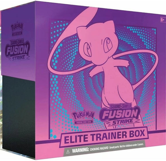 Pokemon Schwert und Schild TCG Fusion Strike Elite Trainer Box (ETB) - Sammelkartenspiel - Tinisu