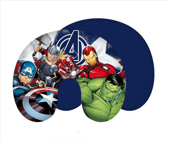 Avengers Heroes Nackenkissen Reisekissen Nackenhörnchen 28cm x 33cm