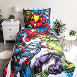 Marvel Avengers Bettwäsche - 140x200 cm Kissen und Decke