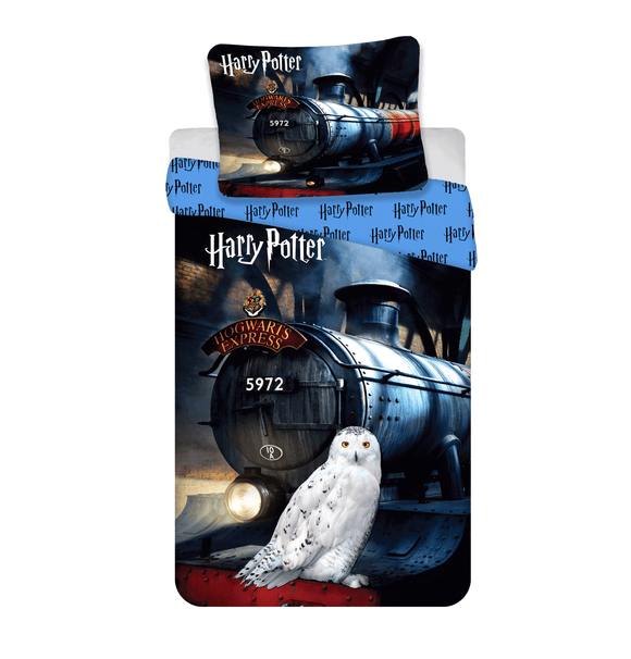 Harry Potter Hogwarts Express Bettwäsche - weiche Baumwolle 140x200 cm Kissen und Decke