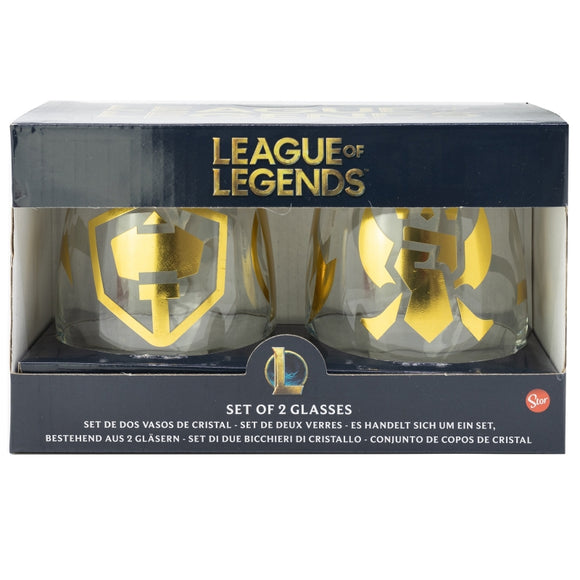 2 League of Legends Gläser 500 ml Designer Glas