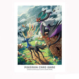Pokemon Karten Hüllen Premium 64x Xerneas & UHaFnir Sleeves TCG
