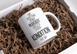 Tasse Kaffee Büro 325ml lustiger Spruch Müdigkeit Frühstück Morgen